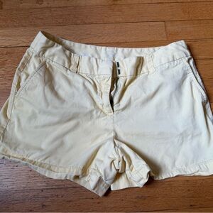 LOFT Yellow Shorts